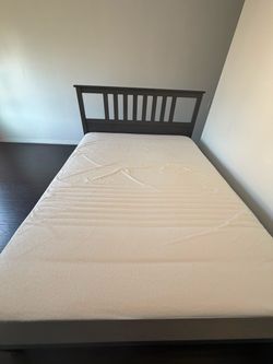 IKEA Lonset Queen Bed with mattress $200