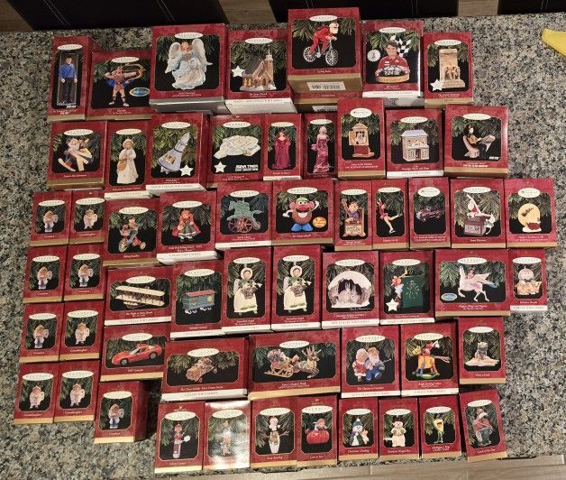 (57) 1997 Hallmark Ornaments - IN BOX $150 Lot (or $4/each)