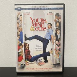 Yours Mine & Ours DVD Movie Special Collectors Edition Full Screen Dennis Quaid