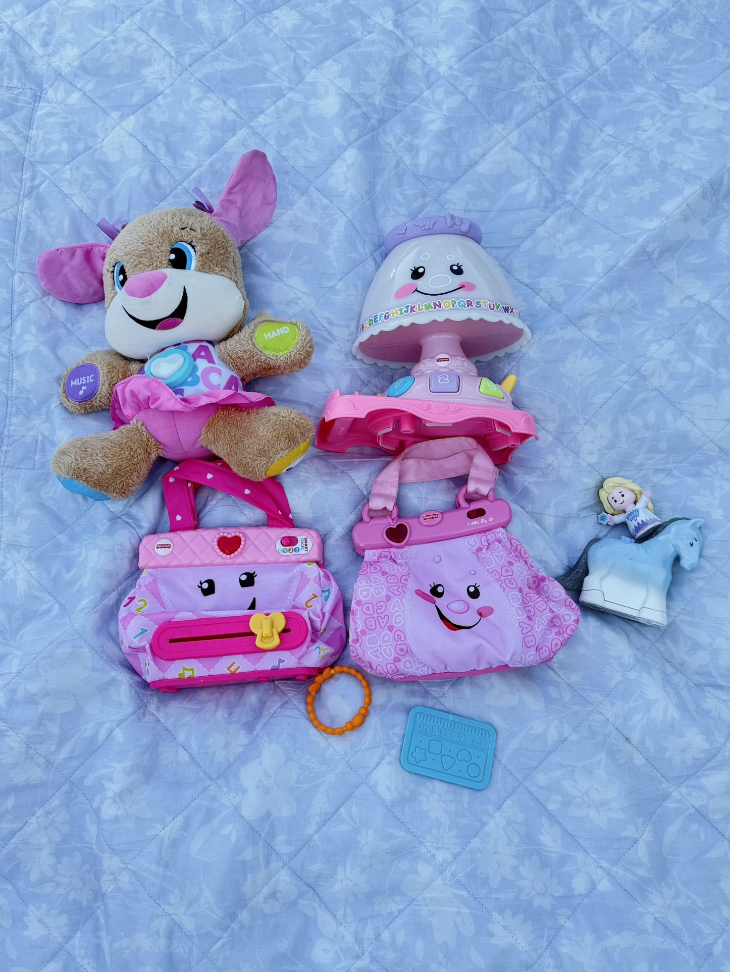 Baby, Toddler Toys. Elsa Little People, Fisher Price Laugh and Learn