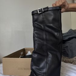 Steve Madden Buckle High Boots