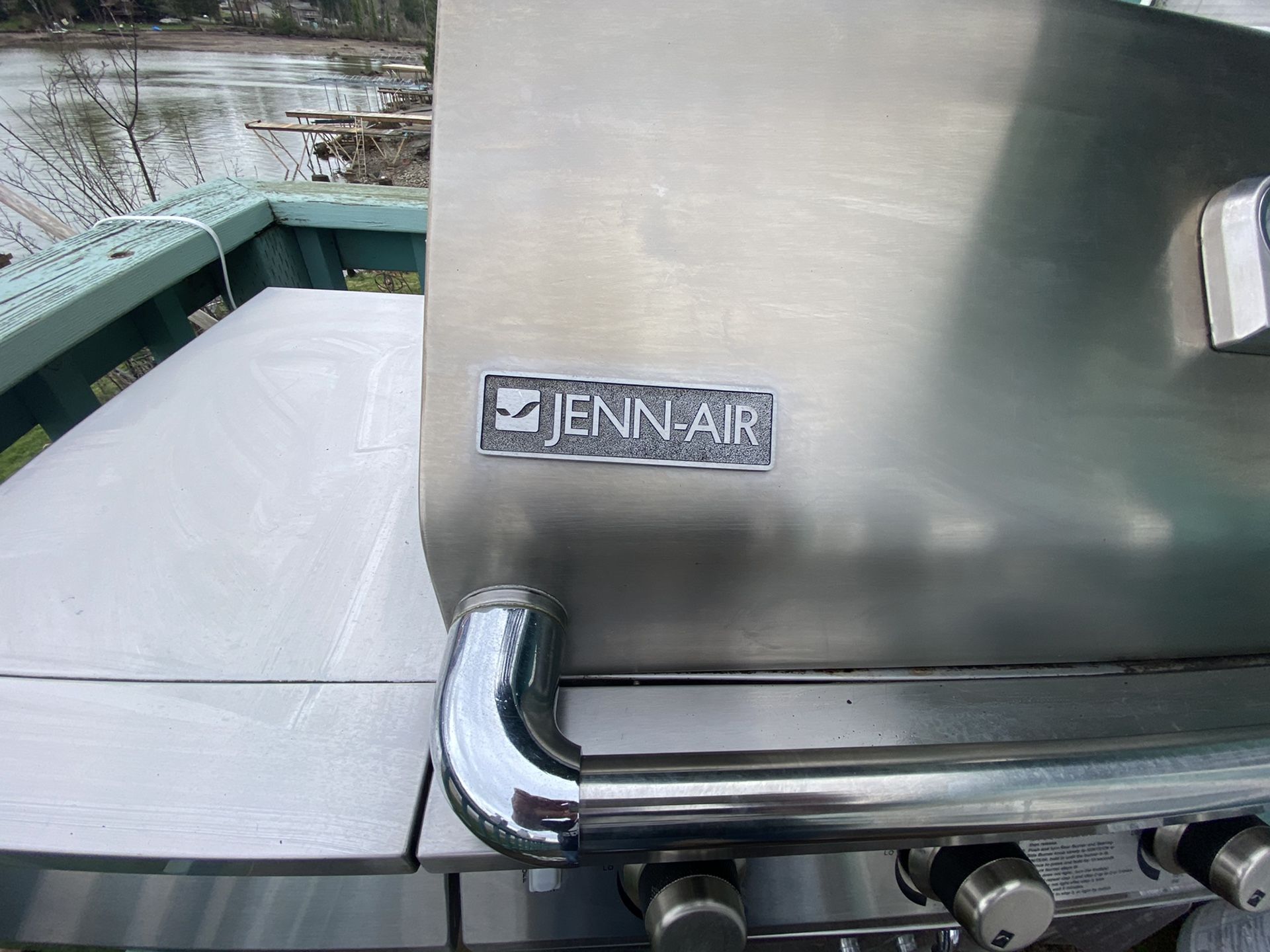 Commercial JennAir 5 Burner Gas Grill with Searing Side Burner for