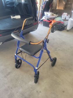 Walker with seats