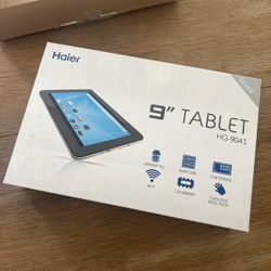Haier 9” Android Touchscrren WiFi Bluetooth Tablet 