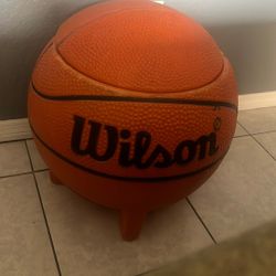 Vintage Wilson Basketball Toy Box