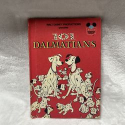 Vintage 101 Dalmatians 1981 Hardcover Book 