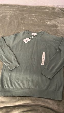 Sage Green Crewneck Sweatshirt Size Large