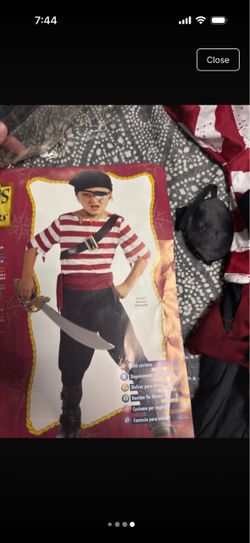 Kids pirate costume