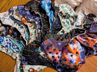 Huge Mama Koala Cloth Diaper Bundle 72 Pieces Total