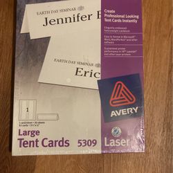 Avery Large Tent Cards