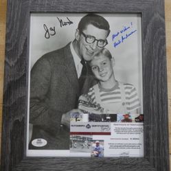 Vintage 2 Signatures Jay North 8x10 Photograph at Santa Clara Show w ACE COA 