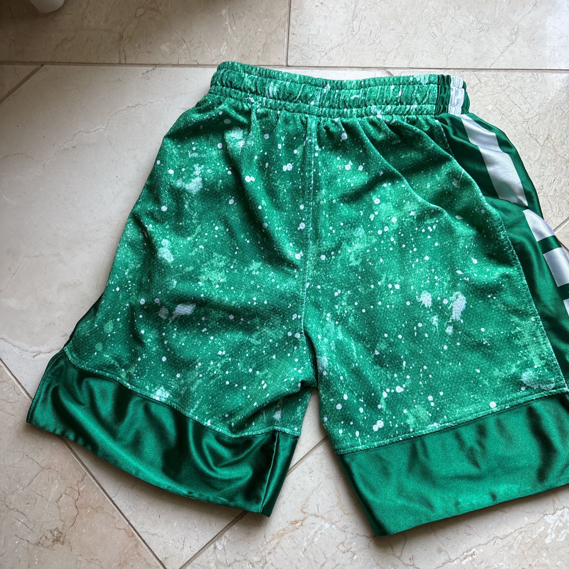 Green Nike Basketball Shorts