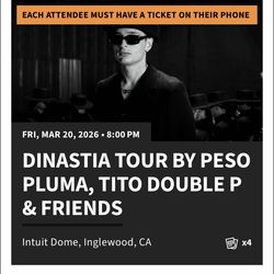 Peso pluma tour tickets