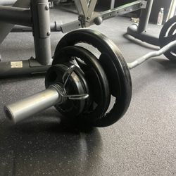 Weight Set Bar And Plates