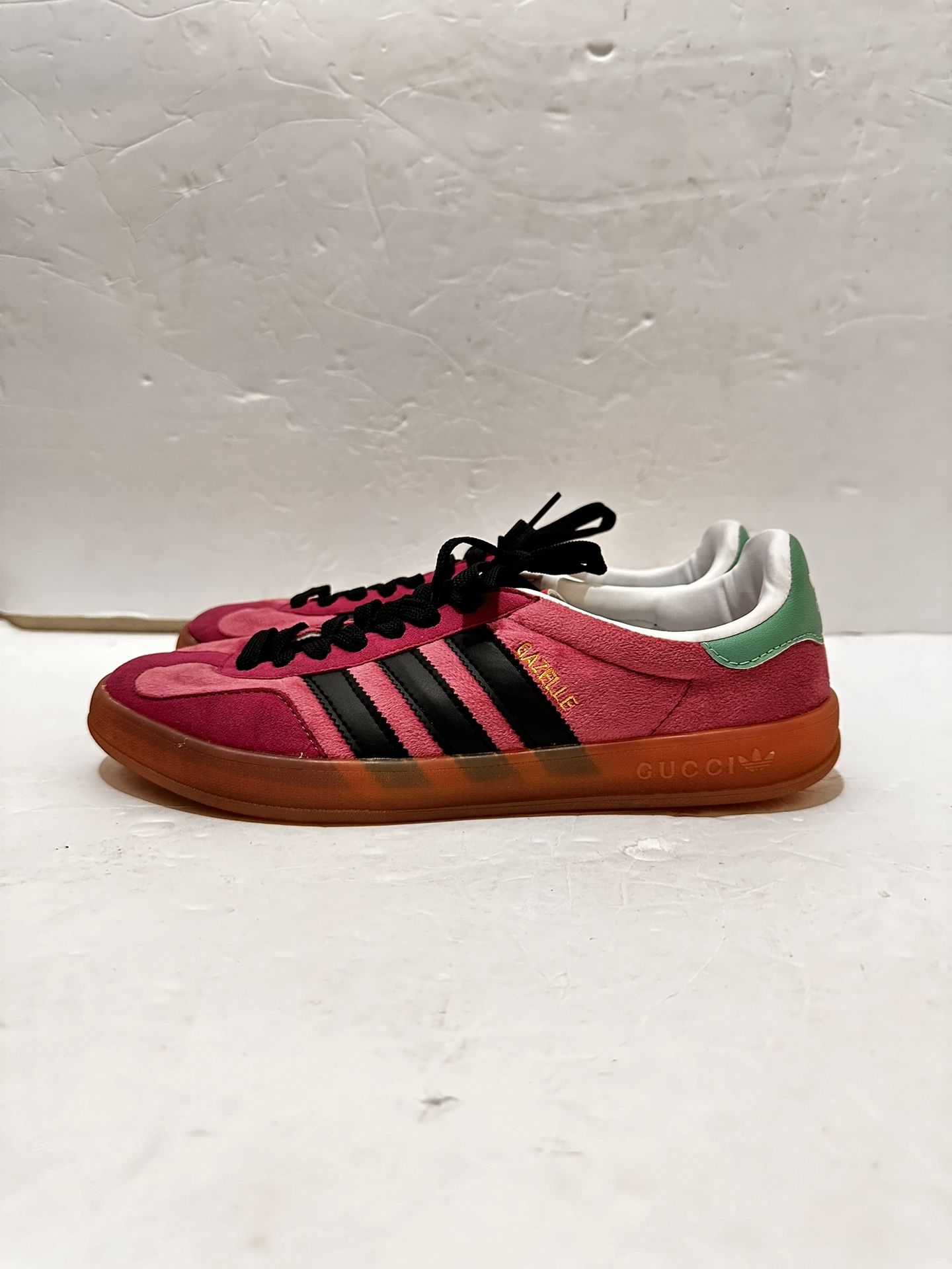 Gucci x Adidas Gazelle Pink Velvet