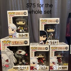 Inuyasha Funko Pop Set