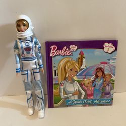 Barbie Astronaut and Book