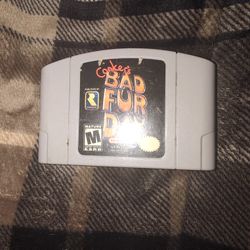Very Rare Conkers Bad Fur Day N64