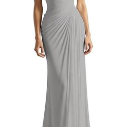 Light Grey Bridesmaids/Prom Dress