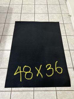 exercise equipment mat 48x36 