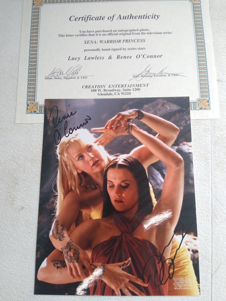 Xena TV Show Autographed Photos