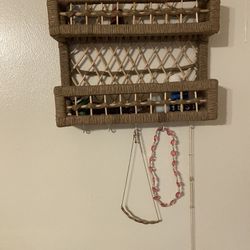 Small Shelf With Hooks