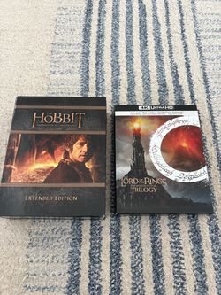 Lord of the Rings 4K + The Hobbit Extended Edition Trilogy Bundle