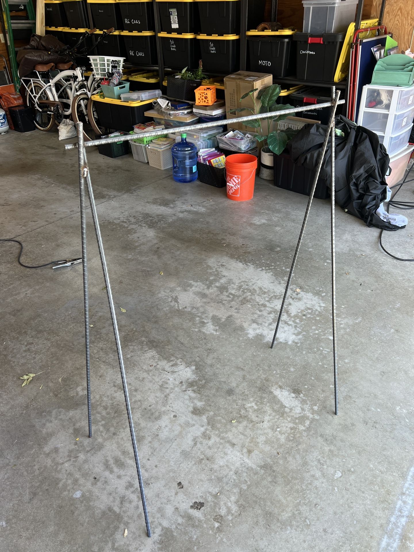 industrial clothing rack