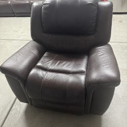 Recliner Leather Sofa 
