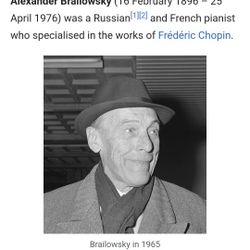 Firma De Alexander Brailowsky Jabana 27 .1925