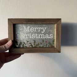 Christmas Wood Sign