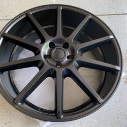 3 Voxx Black Wheels/Rims 21x9