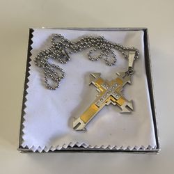 Stainless Steel Cross Pendant 