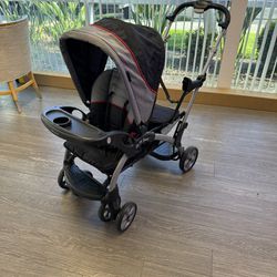 New - Baby Trend - Sit And Stand Double Stroller