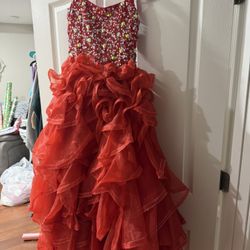 Tiffany’s Little Girls Size 10 Pageant Dress