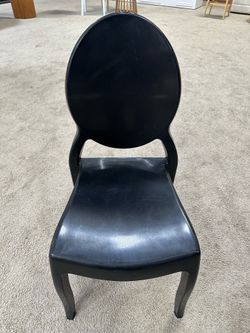 Ghost Matte Black Chair