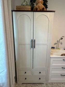 Brafab 71" Modern Functional Armoire Wardrobe Closet