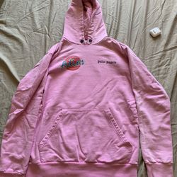 Pink palm, angels hoodie