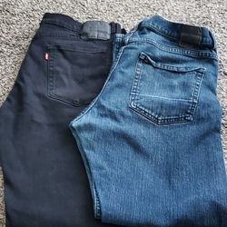 2 Pairs Of Size 36 Jeans