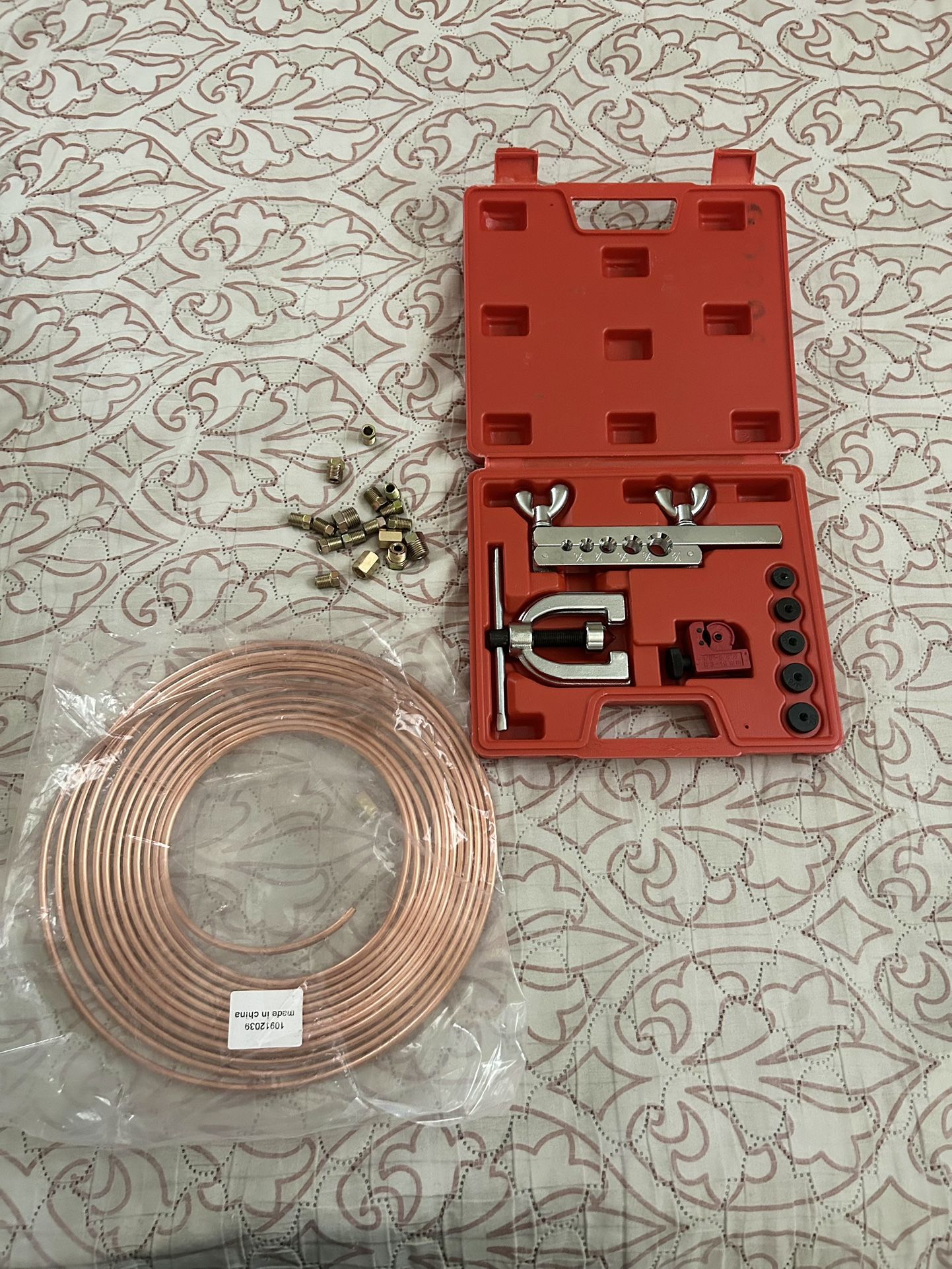 New Brake Line Repair Kit with Copper Tubing – Full Set