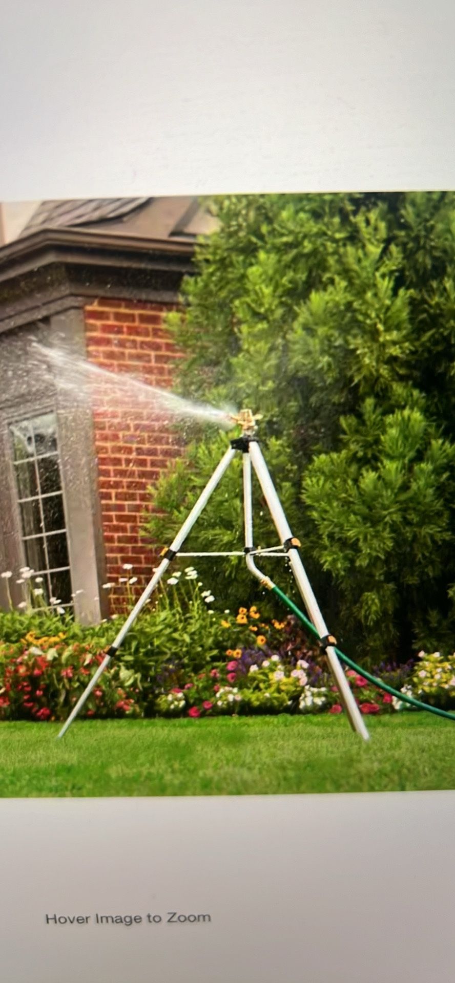 Deluxe metal Sprinkler with tripod