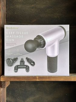NEW Brookstone Massage Gun