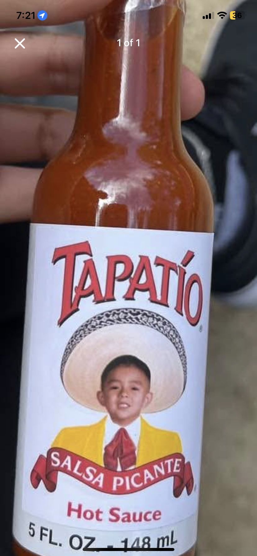 Personalized Tapatio Bottles