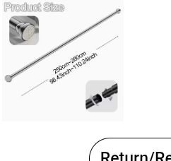 "No Drill Telescopic Rod "