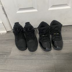 Size 10 Jordan 11 “Gamma” Jordan 4 “Black Cat”