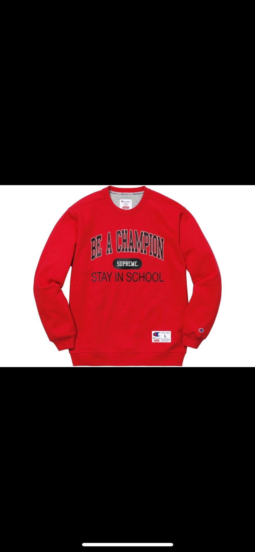 Supreme X Champion Sweatshirt - Size L