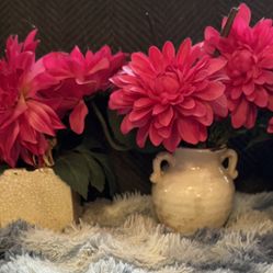 🌺 Elegant Set of 4 Faux Floral Arrangements – Designer Look, Timeless Charm