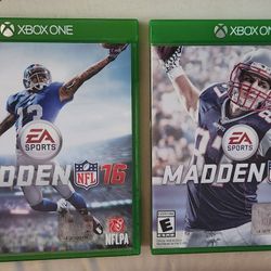 Madden 16 and Madden 17 Xbox One
