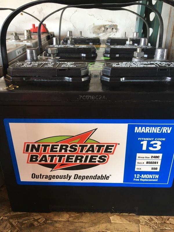 New and used batteries