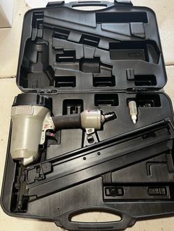 Porter-Cable FR350A Framing Nailer + Case & 21° Galvanized Nails